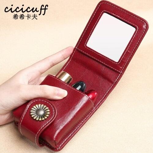 Cicicuff Leather Cosmetic Bags