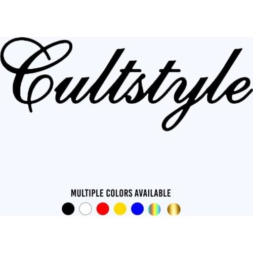 CK3113#30*11cm cultstyle CULTSTYLE reflective funny car sticker vinyl decal silver/black auto stickers for bumper rear window