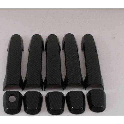 For Toyota RAV4 rav 4 2009-2011 2012 2013 auto Accessories Car Styling Outer Door Bowl Handle Protective Sticker Cover Trim