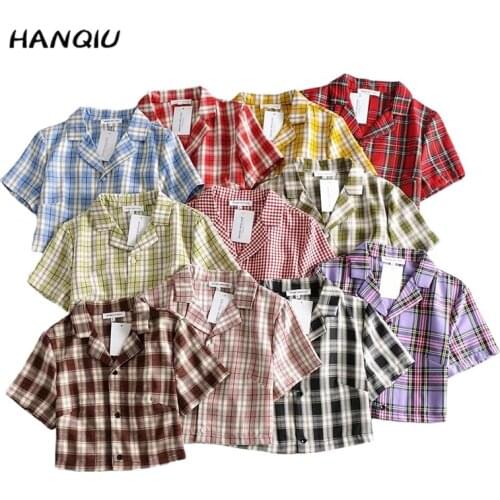 Блузки с коротким рукавом HANQIU China At AliExpress