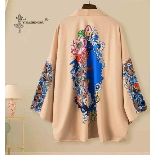 Traditional Haori Kimono Japanese New Fashion Half Sleeve Style Samurai Clothing Male Female High-quality Daily Street Lounge