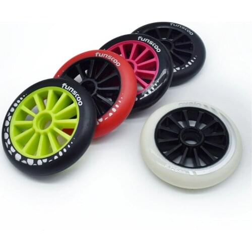 2 pcs/lot 86A 125mm Scooter Wheel & Inline Speed Skates Wheel for Road Asphalt Marathon Racing Skating Wheel 608 ABEC7 bearing