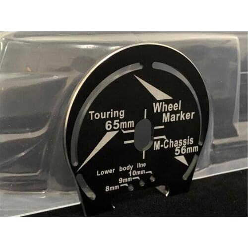 Rc Car Shell 1:10 Scale On Road Electric Touring Cars Model M-Chassis Body Tire Wheel Marker Locator