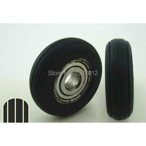 Multi-column groove 5*23*7 plastic bags nylon injection molding plasticsWindow Pulley / Nylon Wheel