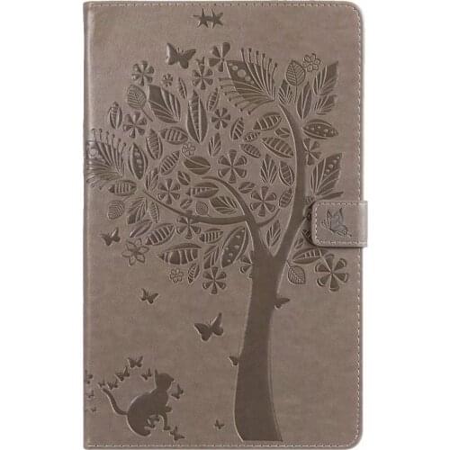 Fashion PU Leahter Tablet Shell for Samsung Galaxy Tab A Case 10.1 Inch 2019 T510 T515 Wallet Clip Flip Stand Cover Funda+pen