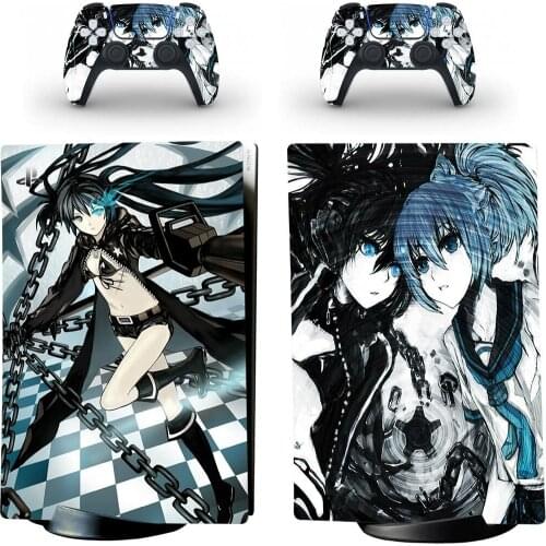 Black Rock Shoot PS5 Digital Edition Skin Sticker for Playstation 5 Console & 2 Controllers Decal Vinyl Protective Skins Style 2