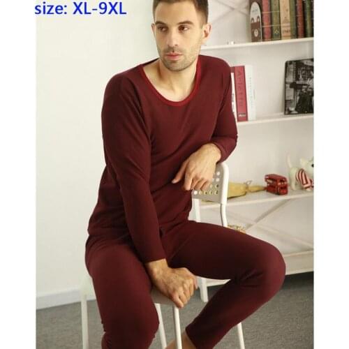 New arrival factory direct sell thick gold pure cotton soft velvet warm underwea comfortable obese plus size XL-6XL7XL 8XL 9XL