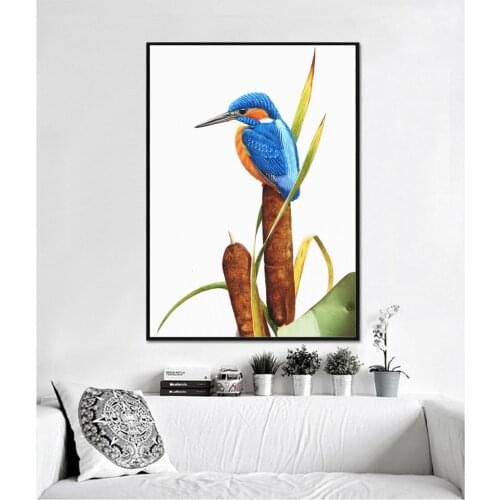 Hummingbird Posters And Prints Canvas Painting For Living Room Wall Picture Modern Home Decor Wall Art 1 piece Unframed