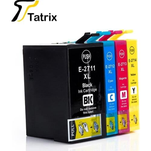 Tatrix For Epson T2711 T2712 T2713 T2714 Ink Cartridge For Epson WorkForce Pro WF-3620DWF WF-3640DTWF WF-7110DTW WF-7610DWF