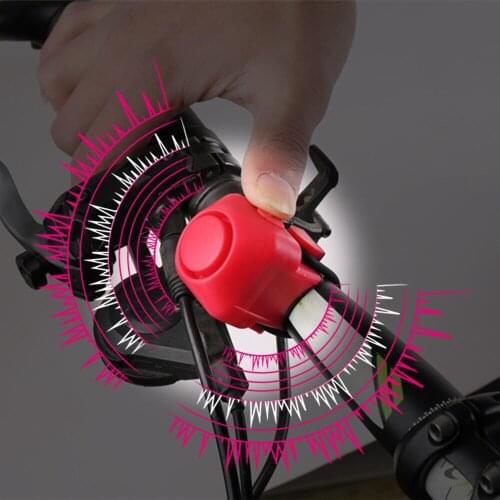 Bicycle Bell Bike Horn Bicycle Doorbell Bell For Children Cycling Accessories Bike Electronic Loud Horn130 db Warning Safety