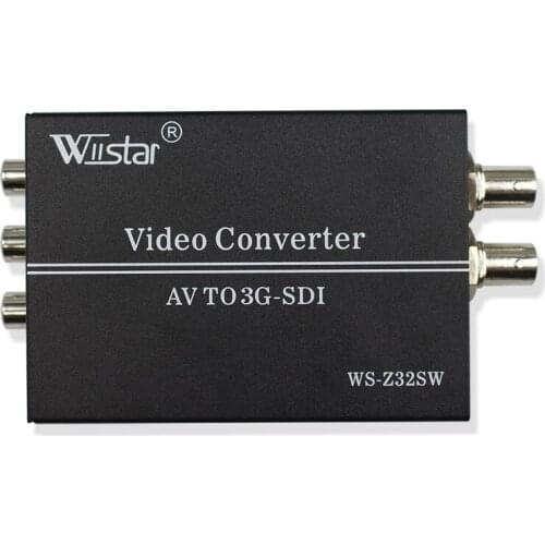 Wiistar cvbs to sdi converter av to sd iAudio Video Converter Adapter sdi av video converter SD HD 3G SDI BNC for HDTV Monitor