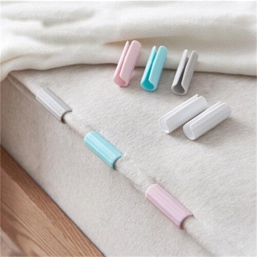 12PCS BedSheet Clips Plastic Slip-Resistant Clamp Quilt Bed Cover Grippers Fasteners Mattress Holder for Sheets Home Gadgets