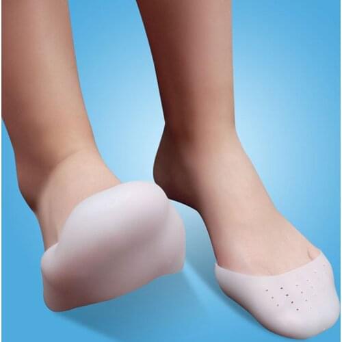 1 Pair Silicone Gel Toe Soft Ballet Pointe Dance Shoes Pads Foot Care Protector High Heels Toe Pads random color