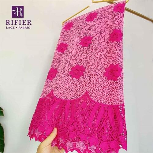 2.5 Yards Guipure Dry Lace With Embroidered For Indian Elegant Women Bride Or Bridesmaids Dresses Swiss Voile In Switzerland