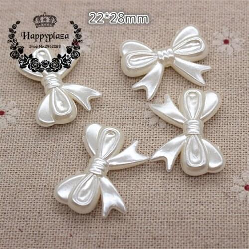 20pcs 22*28mm Resin ABS Bowtie(with hole) DIY Scrapbooking Craft/Wedding Decoration