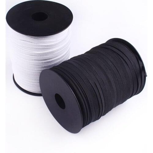 3/6mm 5yards/Lot High-Elastic Sewing Elastic Ribbon Band Elastic Spandex Band Trim Rope Sewing Fabric DIY Garment Accessories