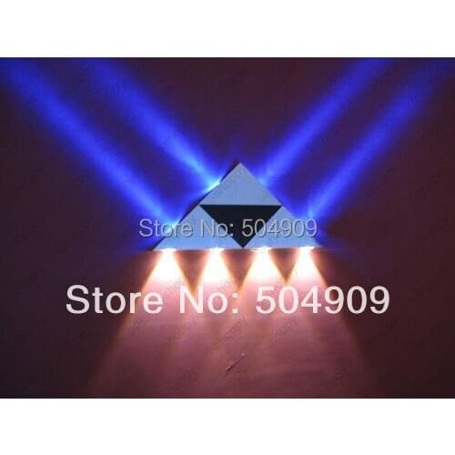 8W Dimmable 8 LED High Power Lights Decorative Triangle Fixture Bulbs Lamp for Living room Bedroom Hall Gallery Vestibule Studio