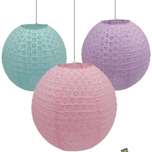 10pcs eyelet round lamp decorative Paper Lantern