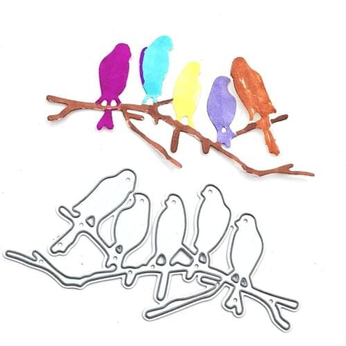 Julyarts The Bird On The Branch Die Cuts Scrapbooking DIY Craft Card Die Stencil DIY Scrapbook Paper Photo Craft Template Dies
