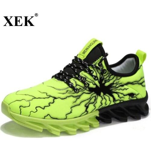 XEK 2018 Newest Casual Breathable Men Shoes Sneakers Mens Vulcanize Shoes Vulcan Shoes Air Mesh Spring Shoes Leisure ZLL162