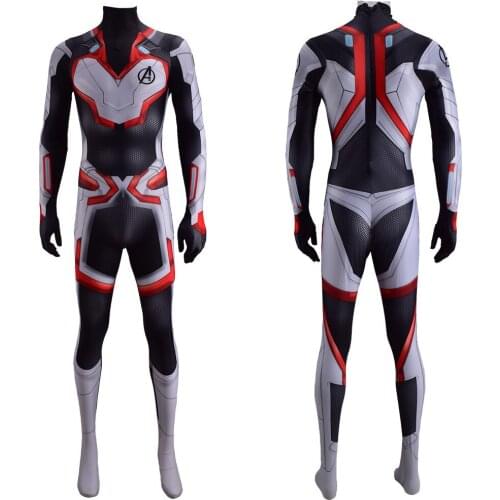 Quantum Costume Cosplay Suit Halloween Costume Superhero Zentai Swimming Bodysuit 3D Print Jumpsuit/Bodysuit For Adult/Kids