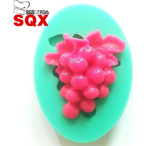 Great grape shape Silicone Fondant Cake Chocolate Decorating Mold Kitchen Cooking Bakeware ModellingTools SQ15150