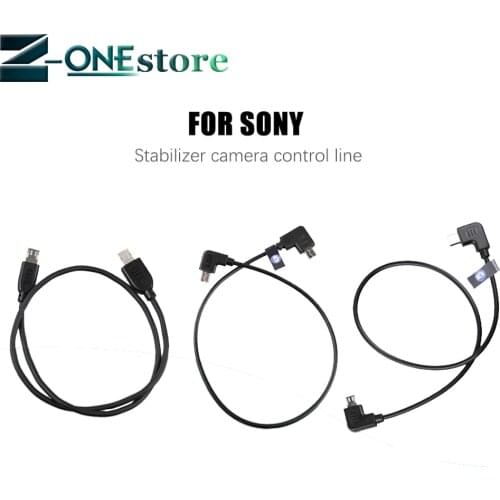 For Sony A6500 A6300 A9 A7 A7R A7M3 to ZHIYUN Crane Plus/2/M Handheld Stabilizer Gimbal Accessories Connection Control Cables