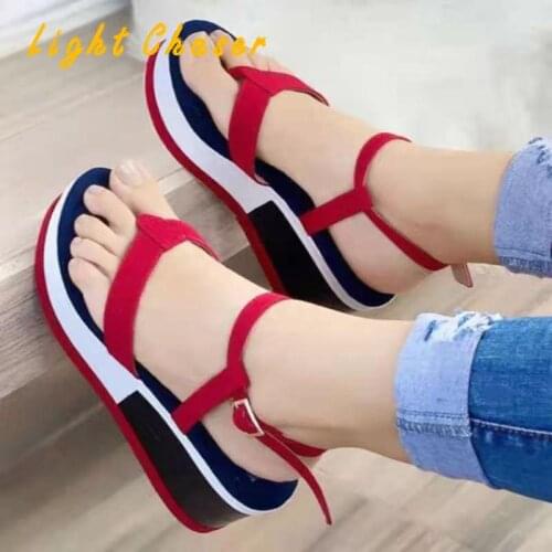 Womens Comfortable Sandals Shoes Woman Peep-toe Sandals Slip-on Flat Casual Shoes Female Sandalias New 2021 Summer Fashion Rome