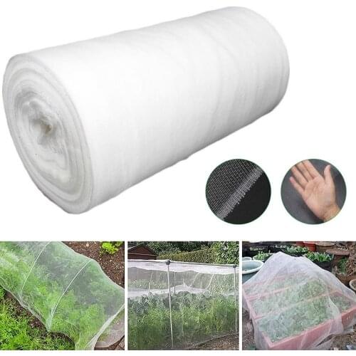 40-100 Mesh Bug Net Garden Protection Net Bird Net Nylon Plastic Net Greenhouse Vegetable Insect Net for Birds Livestock