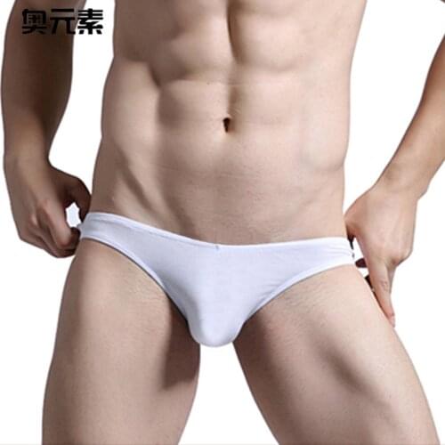 Mens sexy low-waist briefs modal thin style breathable male underwear L XL 2XL 3XL 4XL 6color high-grade man underpants