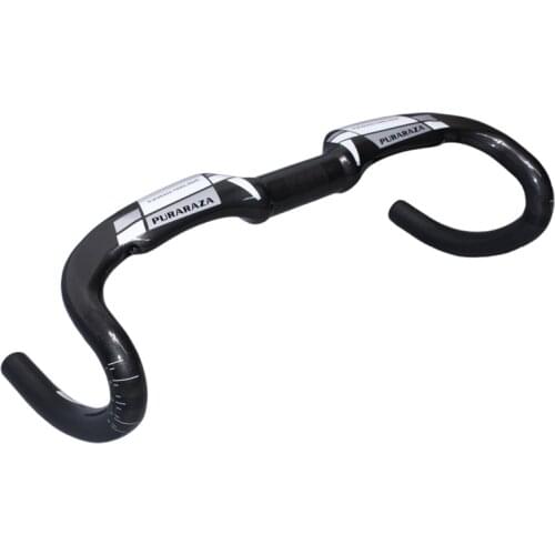 PURA RAZA Famous Brand Bike Carbon Handlebar Road Bicycle Handlebar Bend To Cushion Seat Risers Fork Rod/Saddle