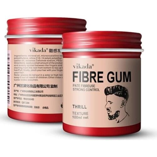 Men Retro Hair Oil Wax Hair Styling Gel Hair Spray Shine-Free Matte For Dry Hair Lasting Shaping