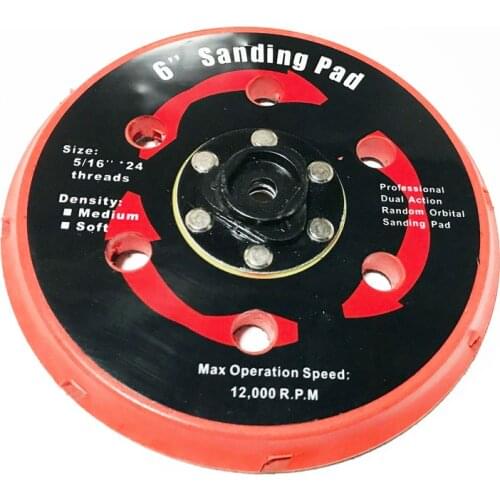 Sanding pad backing plate back holder for DAS-21E partial rupes dual action polisher da polisher 5" 6" 125mm 150mm 5 6 inch