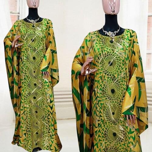 Ethnic Style Printed 2021 Women Long Maxi Beach Dress Loose Batwing Sleeve Sexy Party Dresses Vestidos de fiesta