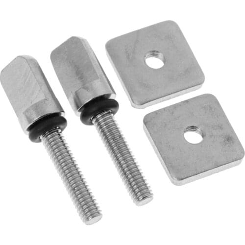 2 Sets Stainless Steel Fin Screw for Longboard Board Mount Hardware