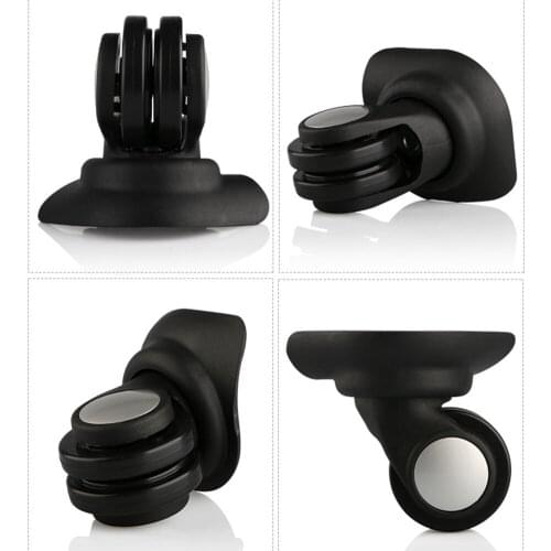1pair Accessories PVC Durable Mute Flexible Wear Resistant Replacement 360 Rotating Sliding Luggage Wheel Caster Repair Suitcase