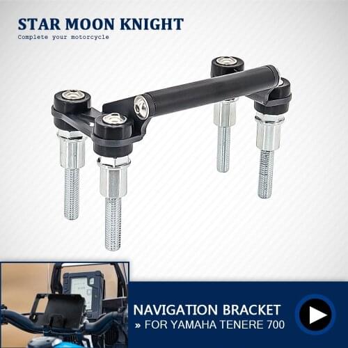Motorcycle Handlebars Stand Holder Phone Mobile Phone GPS Navigation Plate Bracket For Yamaha Tenere 700 T7 T700 XT 700 Z 2020