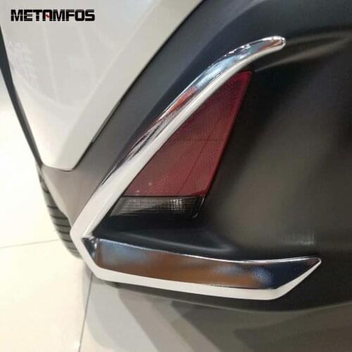 For Lexus UX 200 250h 260h 2019 2020 2021 Chrome Rear Fog Light Lamp Cover Molding Trim Foglight Decoration Car Accessories