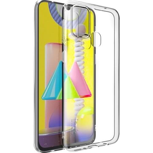 For Samsung M31 Case IMAK 1.3mm Thickening Type UX-5 Series Shockproof Soft TPU Back Cover Case for Samsung Galaxy M31