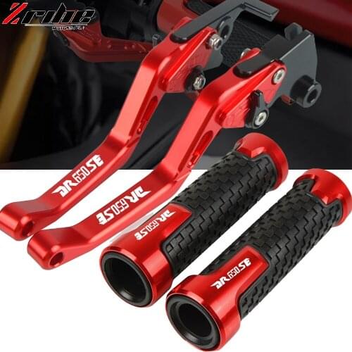 For Suzuki DR 650 S SE 1994 1995 1996 1997 1998 1999 2010 Motorcycle DR650 LOGO Racing Grips Handle Grips Brake Levers Clutch