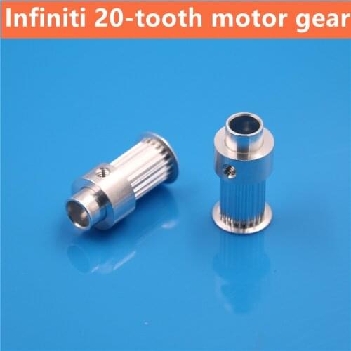 Infiniti 128 Inkjet Printer motor gear 20 pulley teeth Allwin Human Solvent Printer X axis stepper motor wheel Servomotor gear