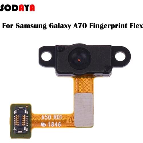 For Samsung Galaxy A50 A70 Fingerprint Sensor Flex Cable for Galaxy A50 SM-A505F Smartphone Fingerprint Unlock Button RepairPart