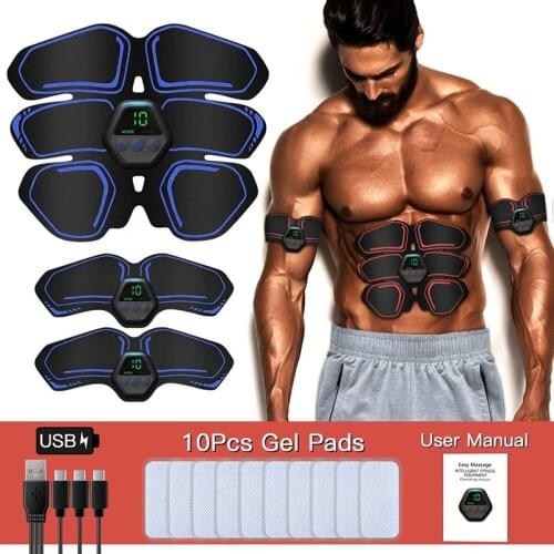 Hot EMS Abdomen Stimulator Muscle Toner Abdominal Toning Belt Workouts Portable Training Home Office Fitness Equipment s