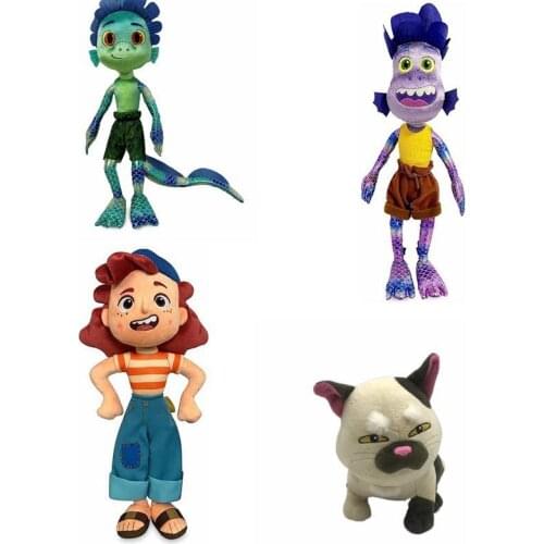 18-48cm Disney Luca Alberto Sea Monster Plush Toys Cartoon Characters Stuffed Plush Dolls Childrens Boys&girls Christmas Gifts