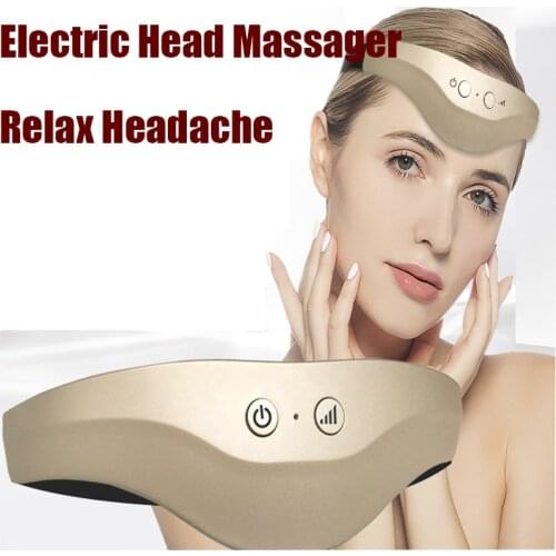 Intelligent Electric Head Massager Sleep Monitor Hypnosis Head Sleep Instrument Migraine Relief Massager Insomnia Treatment