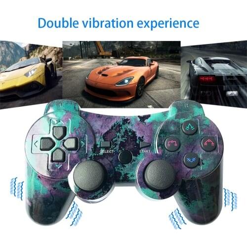 K ISHAKO 1pcs/2pcsWireless Bluetooth Gamepad Joystick Controller SIA XIS For PS3 Controller Bluetooth Double Vibration Evolution