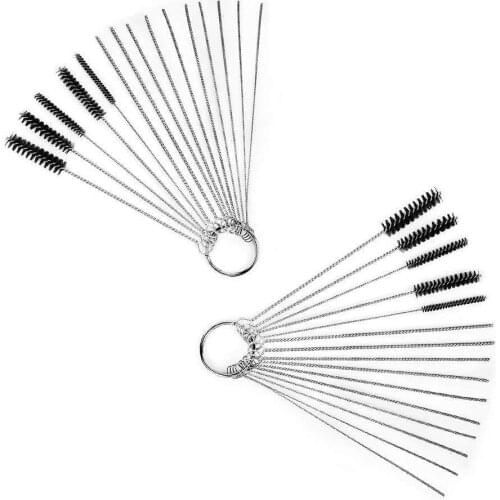 Carburetors Carbon Dirt Jet Remove Cleaner Cleaning Wires Set Cleaning Needles Nylon Brushes Tool Kit