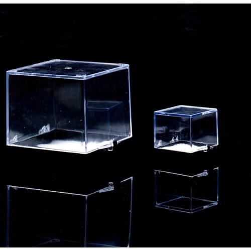 Gemstone Collection Clear Display Show Case Small Acrylic Box 2.6"x2.6"x2.8"