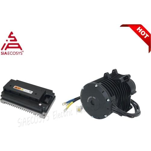 QSMOTOR 138 3000W V3 70H 5500W Max continuous 72V 100KPH Mid drive Motor conversion kit with EM150-2SP Controller