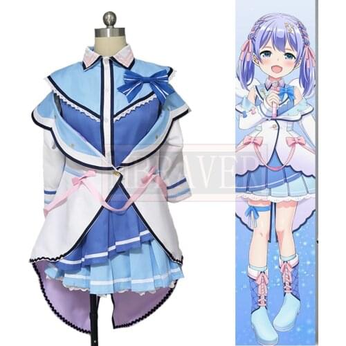 Anime VTuber Yuuki Chihiro Cosplay Costume Halloween Christmas Party Uniform Custom Made Any Size